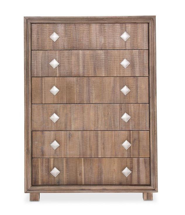 Hudson Ferry 6 Drawer Chest in Driftwood - Furniture Now (CA)
