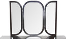 Paris Chic Vanity Wall Mirror in Espresso - Furniture Now (CA)