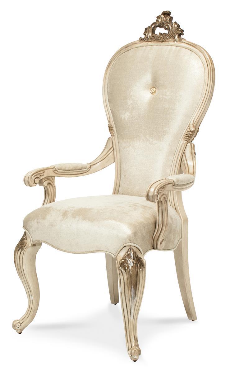Platine de Royale Arm Chair in Champagne (Set of 2) - Furniture Now (CA)