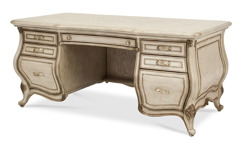 Platine de Royale Desk in Champagne - Furniture Now (CA)