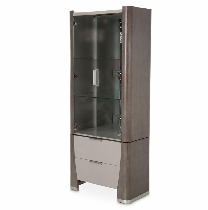 Roxbury Park Display Cabinet in Slate - Furniture Now (CA)