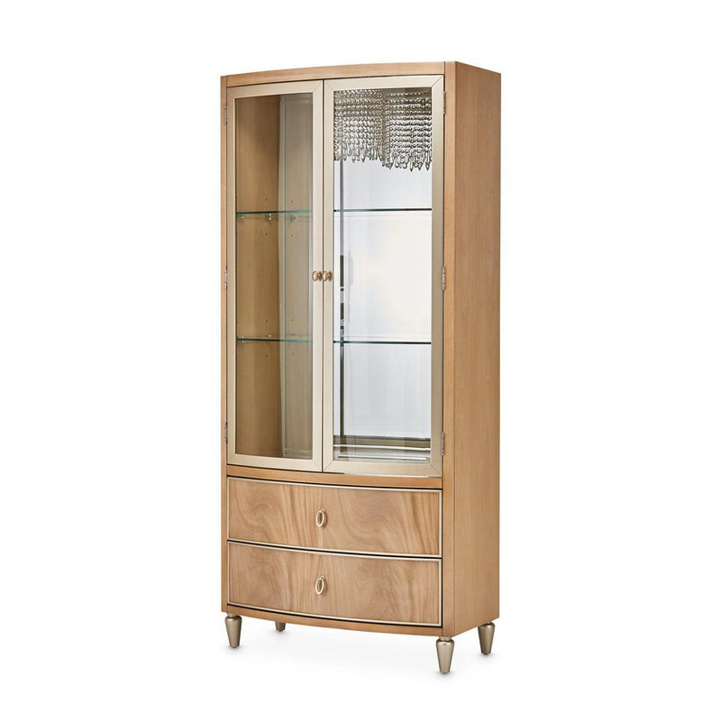 Villa Cherie Display Cabinet in Caramel - Furniture Now (CA)