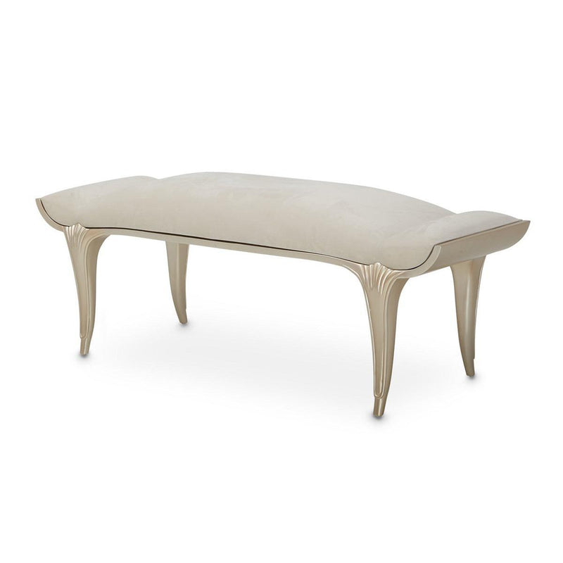 Villa Cherie Bed Bench in Caramel - Furniture Now (CA)