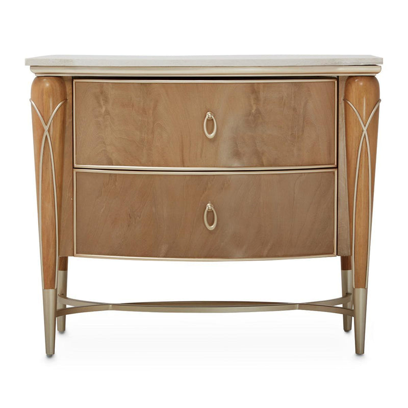 Villa Cherie Nightstand in Caramel - Furniture Now (CA)