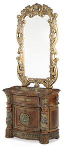 Villa Valencia Decorative Mirror in Chestnut - Furniture Now (CA)