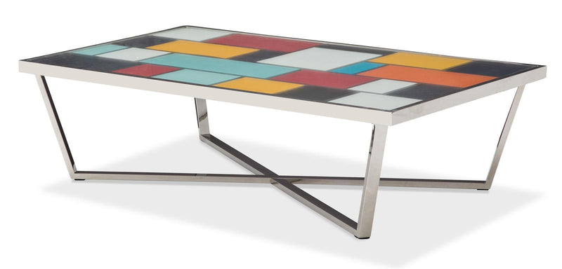 Freestanding Kube Rectangular Cocktail Table - Furniture Now (CA)