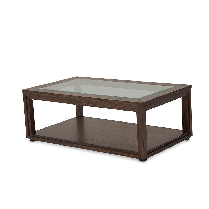 Carrollton Rectangular Cocktail Table in Rustic Ranch - Furniture Now (CA)