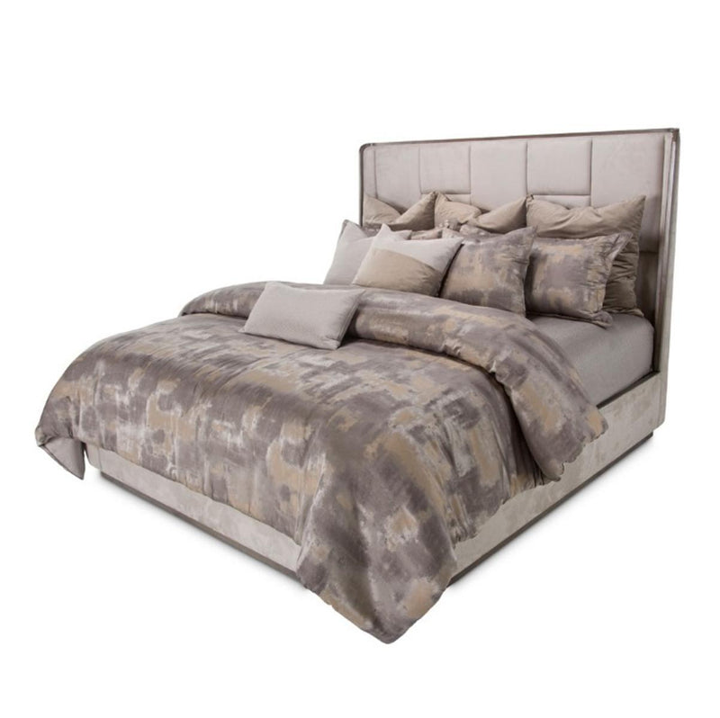 Roxbury Park King Multi-Panel Bed in Slate - Furniture Now (CA)