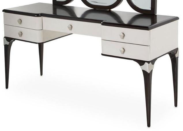 Paris Chic Vanity/Desk in Espresso - Furniture Now (CA)