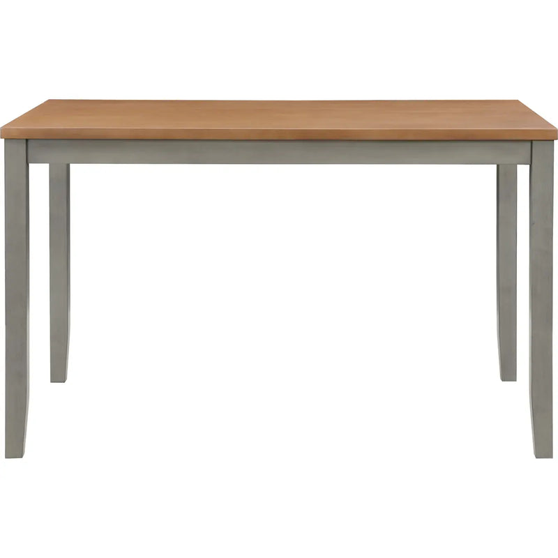 Vilo Home VH969 Alameda 6 Piece Dining Set Natural Gray Finish Wood - Furniture Now (CA)