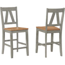 Vilo Home VH969 Alameda 6 Piece Dining Set Natural Gray Finish Wood - Furniture Now (CA)