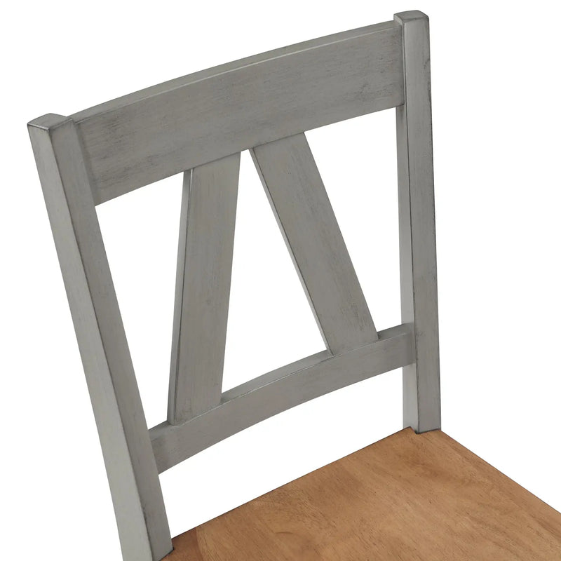 Vilo Home VH969 Alameda 6 Piece Dining Set Natural Gray Finish Wood - Furniture Now (CA)