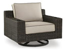 Coastline Bay Outdoor Swivel Lounge with Cushion - Furniture Now (CA)