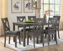 Caitbrook Dining Table and Chairs (Set of 7) - Furniture Now (CA)