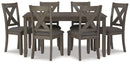 Caitbrook Dining Table and Chairs (Set of 7) - Furniture Now (CA)