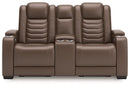 High Impact Power Reclining Loveseat with Console - Furniture Now (CA)