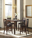 Bennox Counter Height Dining Table and Bar Stools (Set of 5) - Furniture Now (CA)