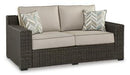 Coastline Bay Outdoor Loveseat with Cushion - Furniture Now (CA)
