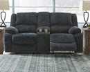 Draycoll Reclining Loveseat with Console - Furniture Now (CA)