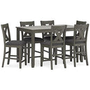 Caitbrook Counter Height Dining Table and Bar Stools (Set of 7) - Furniture Now (CA)