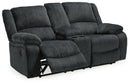 Draycoll Reclining Loveseat with Console - Furniture Now (CA)