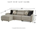 Colleyville Power Reclining Sectional with Chaise - Furniture Now (CA)