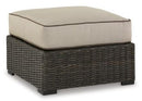 Coastline Bay Outdoor Ottoman with Cushion - Furniture Now (CA)