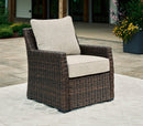 Brook Ranch Outdoor Lounge Chair with Cushion - Furniture Now (CA)