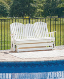Hyland wave Outdoor Glider Loveseat - Furniture Now (CA)