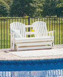 Hyland wave Outdoor Glider Loveseat - Furniture Now (CA)