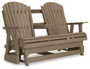Hyland wave Outdoor Glider Loveseat - Furniture Now (CA)