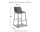 Centiar Pub Height Bar Stool - Furniture Now (CA)