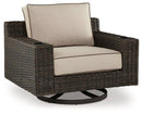 Coastline Bay Outdoor Swivel Lounge with Cushion - Furniture Now (CA)