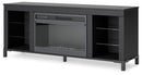 Cayberry 60" TV Stand with Electric Fireplace - Furniture Now (CA)