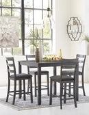 Bridson Counter Height Dining Table and Bar Stools (Set of 5) - Furniture Now (CA)