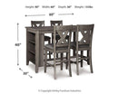Caitbrook Counter Height Dining Set - Furniture Now (CA)