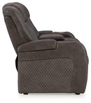 Fyne-Dyme Power Reclining Loveseat with Console - Furniture Now (CA)
