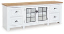 Ashbryn 74" TV Stand - Furniture Now (CA)