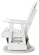 Hyland wave Outdoor Swivel Glider Chair - Furniture Now (CA)