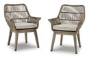 Beach Front Arm Chair with Cushion (Set of 2) - Furniture Now (CA)
