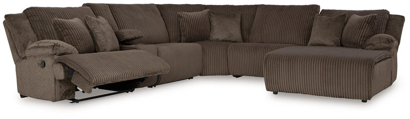Top Tier Reclining Sectional with Chaise - Furniture Now (CA)