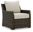 Brook Ranch Outdoor Lounge Chair with Cushion - Furniture Now (CA)