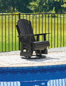 Hyland wave Outdoor Swivel Glider Chair - Furniture Now (CA)