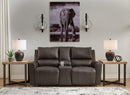 Boxmere Power Reclining Loveseat with Console - Furniture Now (CA)