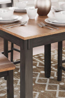 Gesthaven Counter Height Dining Table and 4 Barstools (Set of 5) - Furniture Now (CA)