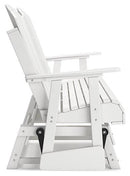 Hyland wave Outdoor Glider Loveseat - Furniture Now (CA)