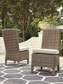 Beachcroft Outdoor Side Chair with Cushion (Set of 2) - Furniture Now (CA)