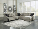 Colleyville Power Reclining Sectional with Chaise - Furniture Now (CA)