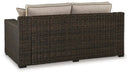 Coastline Bay Outdoor Loveseat with Cushion - Furniture Now (CA)