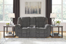 Foreside Reclining Loveseat with Console - Furniture Now (CA)